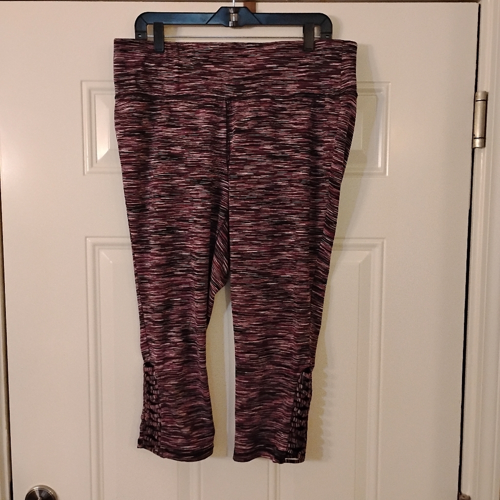 Livi Pink and Black Patterned Leggings